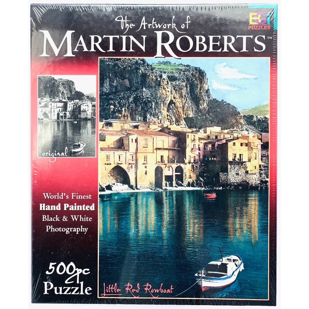 Buffalo Games 500 piece puzzle Martin Roberts Little Red Rowboat